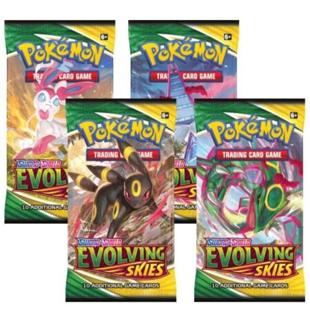 Evolving Skies Booster Pack Art Bundle [Set of 4] - SWSH07: Evolving Skies (SWSH07)