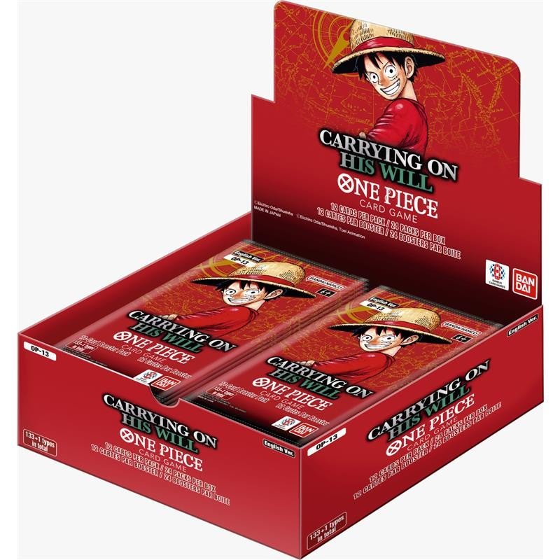One Piece Box OP13 Carrying On His Will OP-13 Booster Display ENG English OP 13